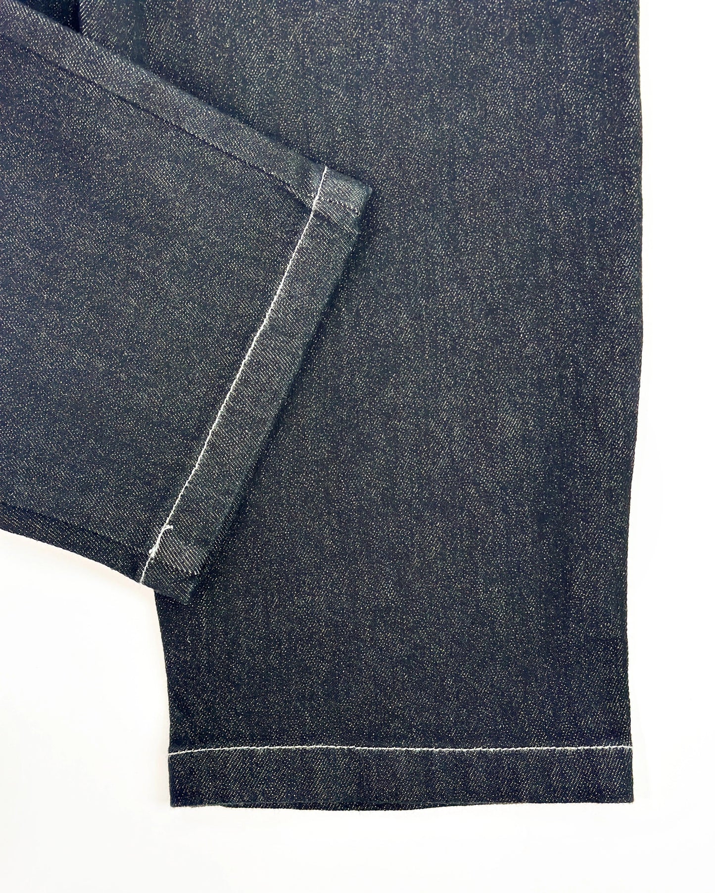 Close-up dark wash easy-fit denim pants for kids